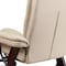 Flash Furniture Beige LeatherSoft Recliner & Ottoman w/ Wood Base BT-7818-BGE-GG - alternate 10